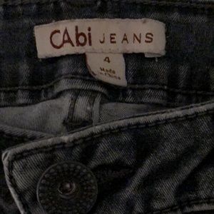 CAbi JEANS, light charcoal gray, size 4